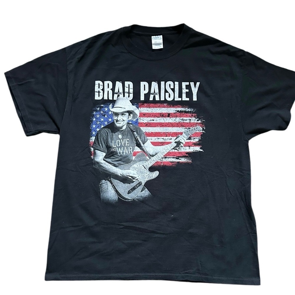 Brad Paisley Black Graphic T-Shirt